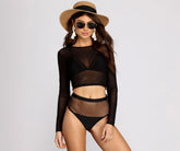 Haut court In A Mesh Mood
